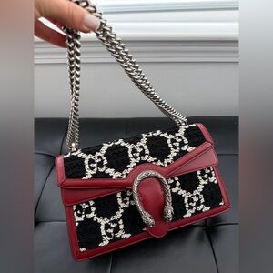 Gucci Bag Authentic Dionysus GG Tweed size SMALL (not mini!)  Shoulder Bag